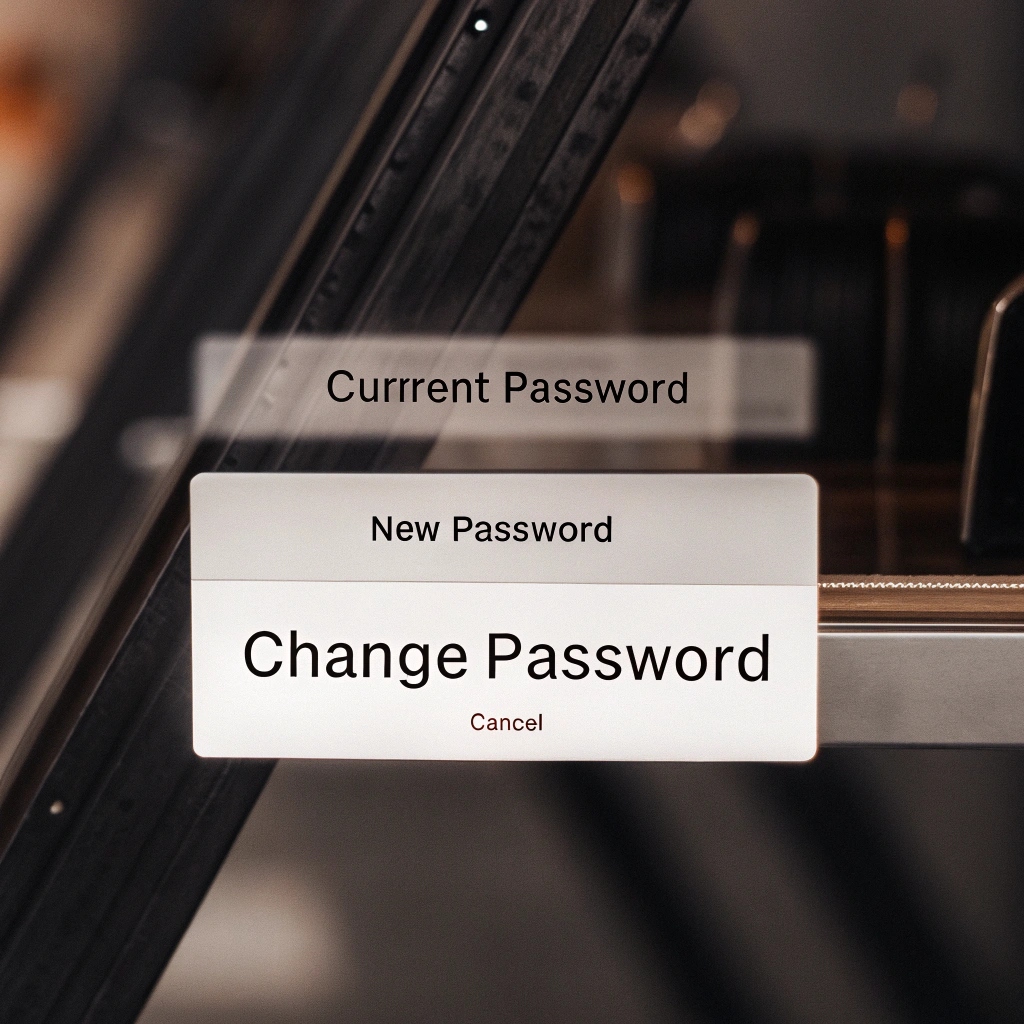 1.4. Change your Password